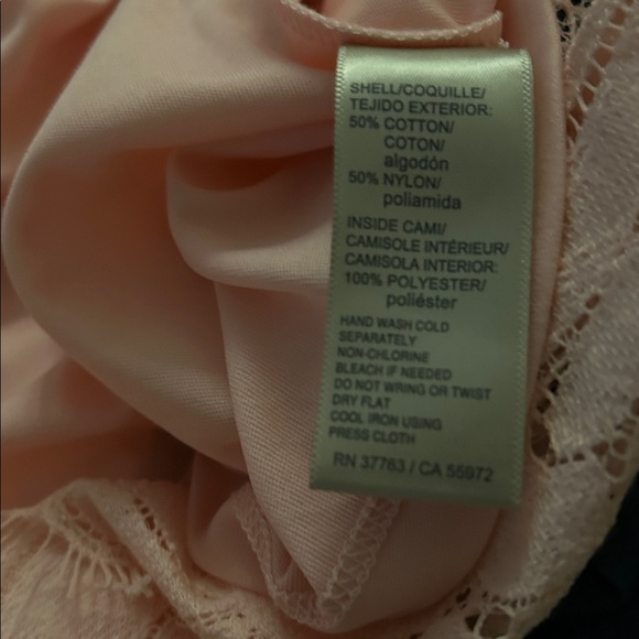 Rafaella Peach Lace Blouse, with tank for full coverage… half sleeved, gorgeous! - Picture 4 of 6